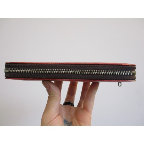 Teakleaf Zip Surround Red Large Wallet Vegan